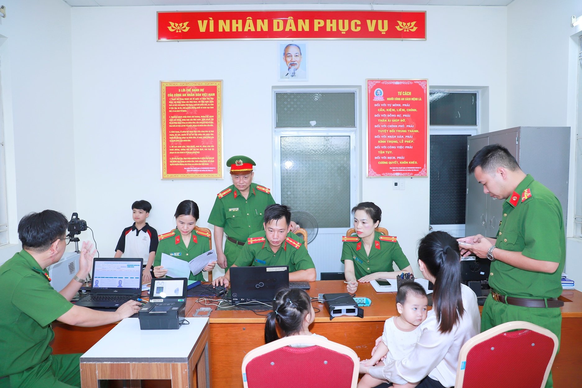 Công an quận Hồng Bàng: Triển khai cấp Căn cước theo Luật Căn cước năm 2023